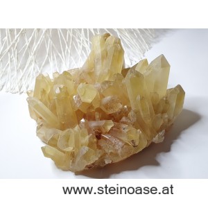 Natur Citrin Spitzen / Stufe